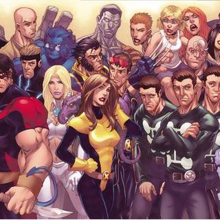 X-Men heroes and villains wallpaper