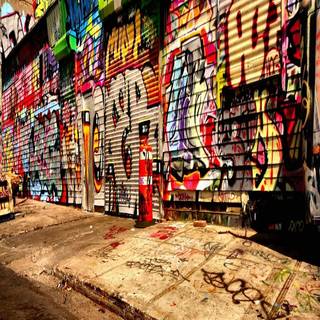 4k graffiti iPhone wallpaper