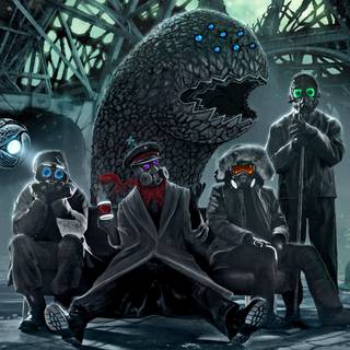 Masked people wallpaper