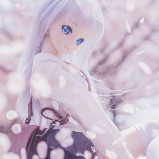 Anime doll cute wallpaper