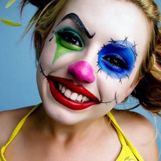 Clown makeup wallpaper