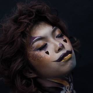 Clown makeup wallpaper