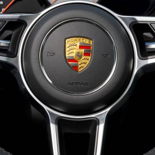 Porsche steering wheel wallpaper