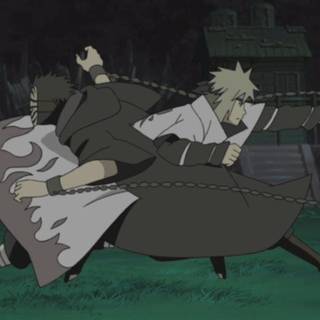 Minato vs Obito wallpaper