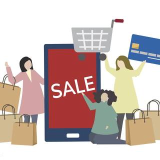 Online store wallpaper