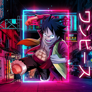 Cool anime neon wallpaper