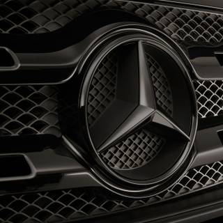 Mercedes Benz logo 4k wallpaper