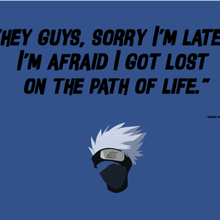 Kakashi quotes wallpaper