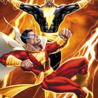 Shazam vs Black Adam wallpaper