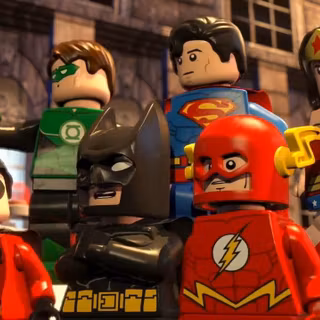 Lego Dc Comics superheroes wallpaper