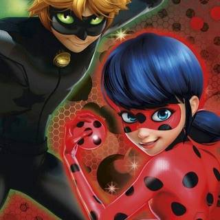 Marinette and Cat Noir wallpaper