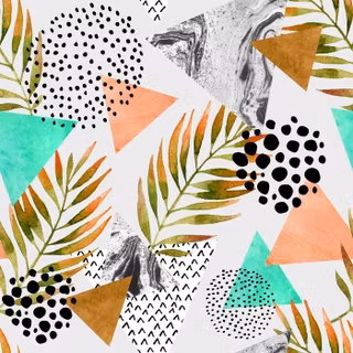 Geometric summer wallpaper