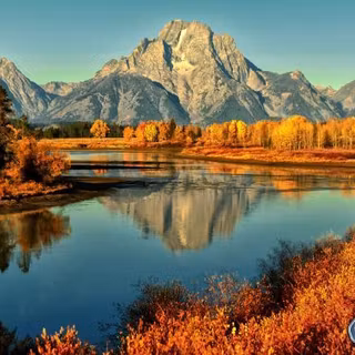 Grand Teton autumn wallpaper