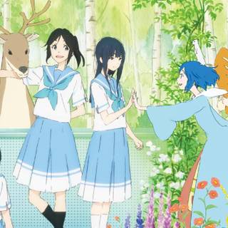 Liz and The Blue Bird wallpaper