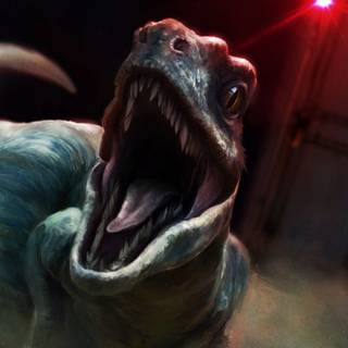 Blue The Raptor wallpaper