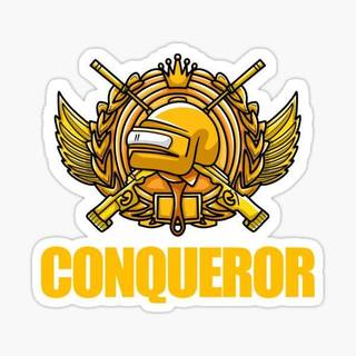 PUBG Conqueror logo wallpaper