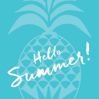 Summer teal wallpaper