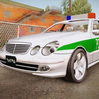 Police Mercedes cars wallpaper