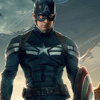 Captain America face wallpaper