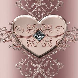 Cute rose gold wallpaper