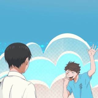Kageyama and Oikawa wallpaper