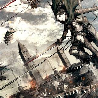 Levi vs Kenny wallpaper