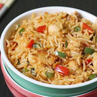 Chicken schezwan rice wallpaper