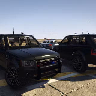 Range Rover black police wallpaper