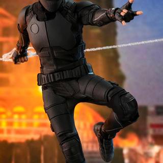 Spider-Man's Stealth Suit wallpaper