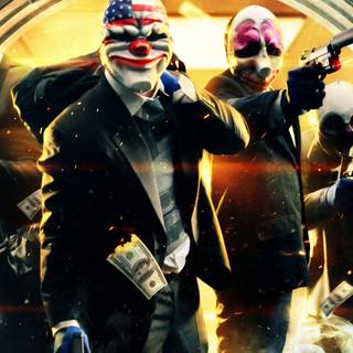 Bank robbers wallpaper