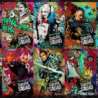 The Suicide Squad 4k movie poster wallpaper