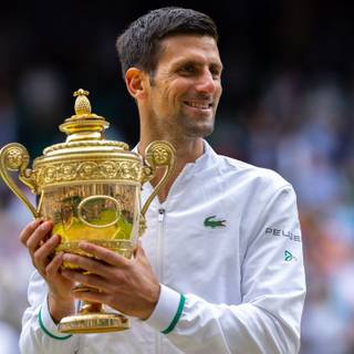 Novak Djokovic Wimbledon Champions 2021 wallpaper