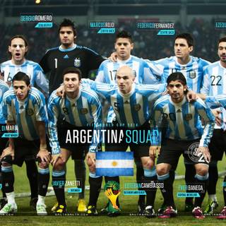 Argentina squad wallpaper