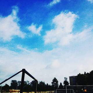 Lofi summer clouds wallpaper