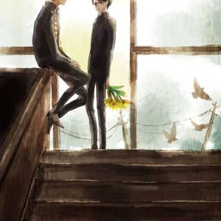 Kids on the Slope wallpaper