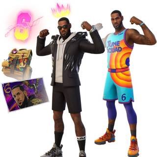 Tune Squad LeBron Fortnite wallpaper