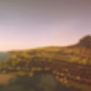 Minecraft landscape wallpaper