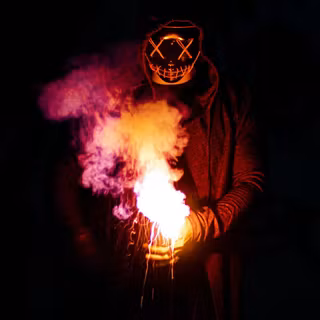 Devil mask wallpaper