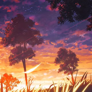 HD anime nature wallpaper