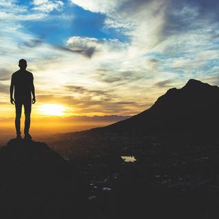 Alone person wallpaper