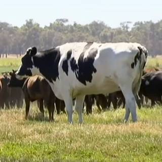 Herd of jersey cows wallpaper