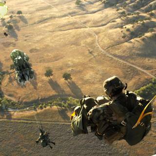 Military paratrooper wallpaper