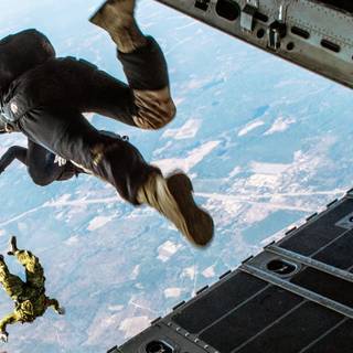 Military paratrooper wallpaper