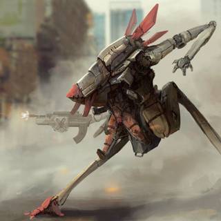 Robot soldiers wallpaper