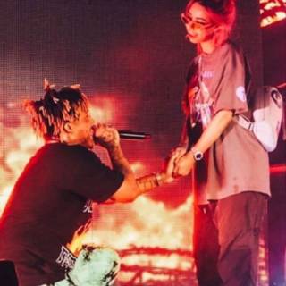 Juice WRLD and Ally Lotti wallpaper