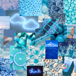 Light blue aesthetic desktop wallpaper