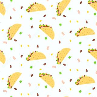 Kawaii taco wallpaper