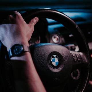 Car steering wallpaper