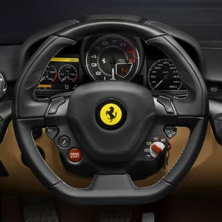 Car steering wallpaper