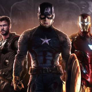 Laptop Avengers 4k wallpaper